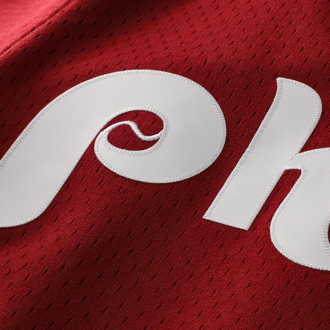 Lenny Dykstra Philadelphia Phillies Authentic Jersey - Scarlet