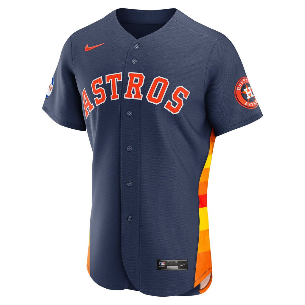 Houston Astros Alternate Sponsor Patch Jersey - Navy