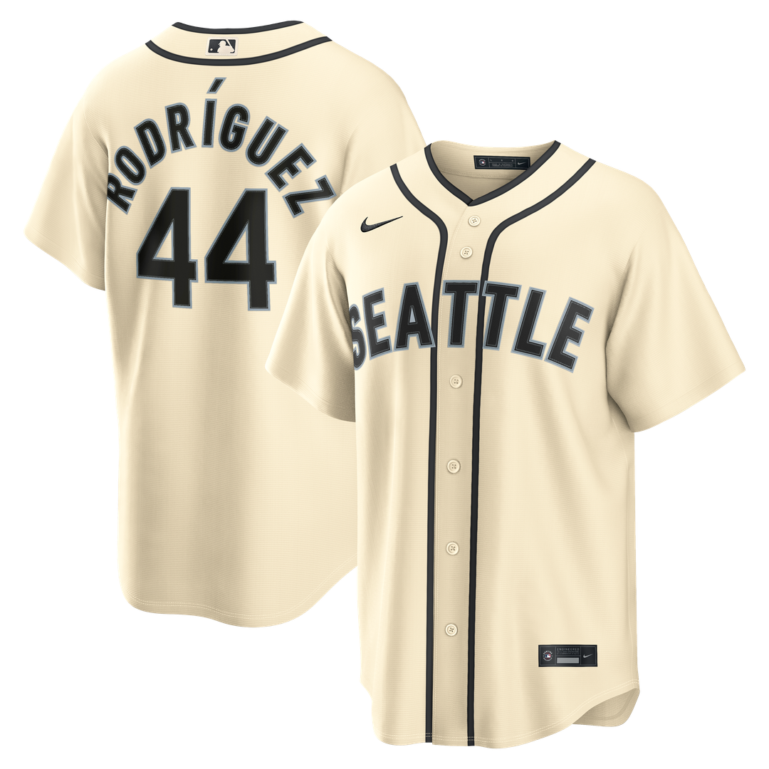 Julio Rodríguez Seattle Mariners Alternate Jersey - Cream