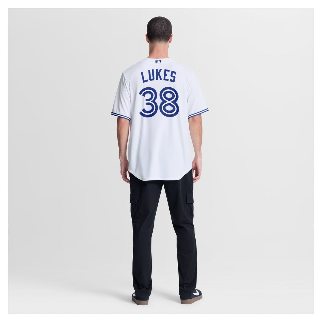 Nathan Lukes Toronto Blue Jays Home Jersey - White