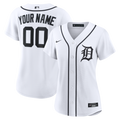 Detroit Tigers Women's Home Replica Custom Jersey - White