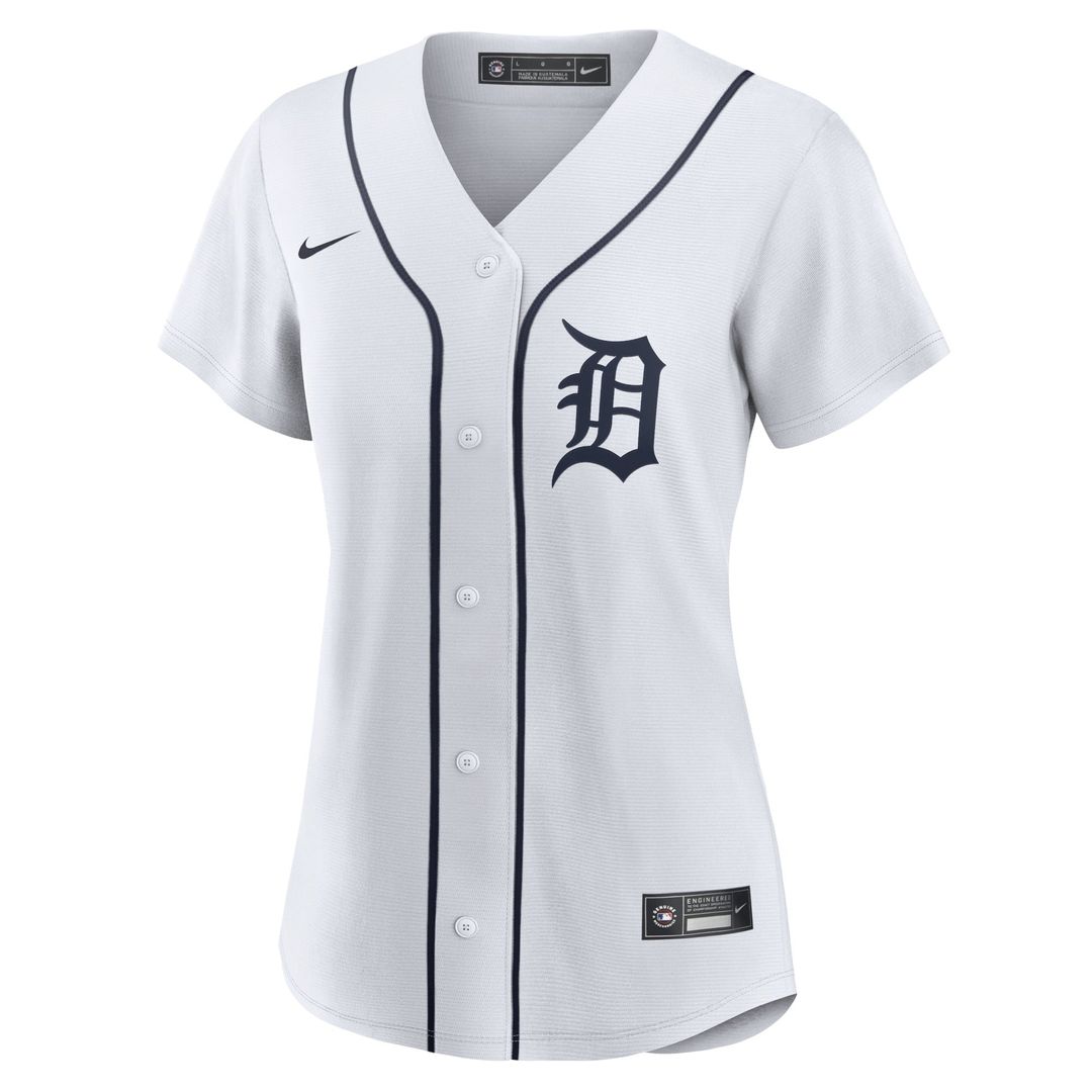 Riley Greene Detroit Tigers Women's Home Replica Player Jersey - White