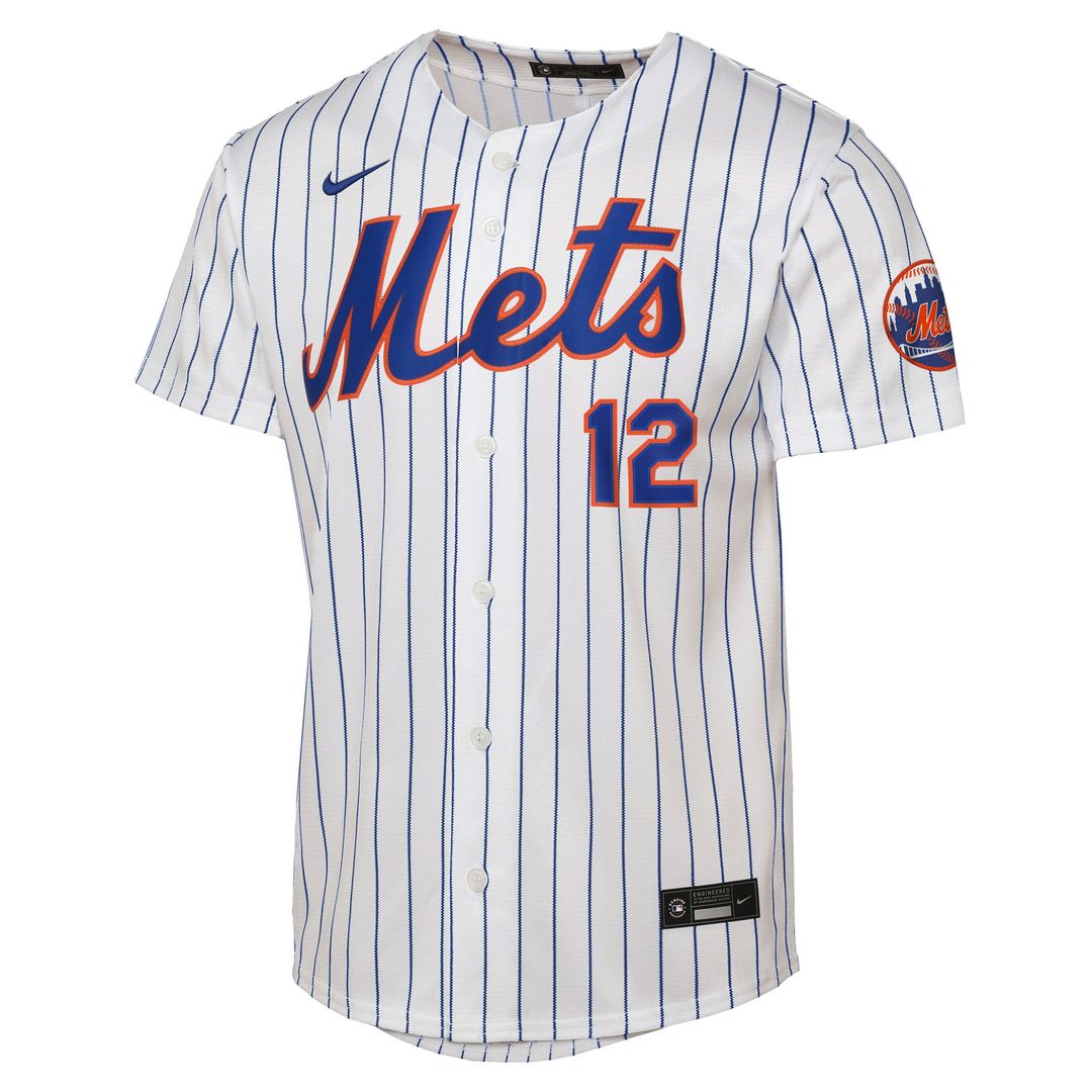 Francisco Lindor New York Mets Youth Road Jersey - Gray