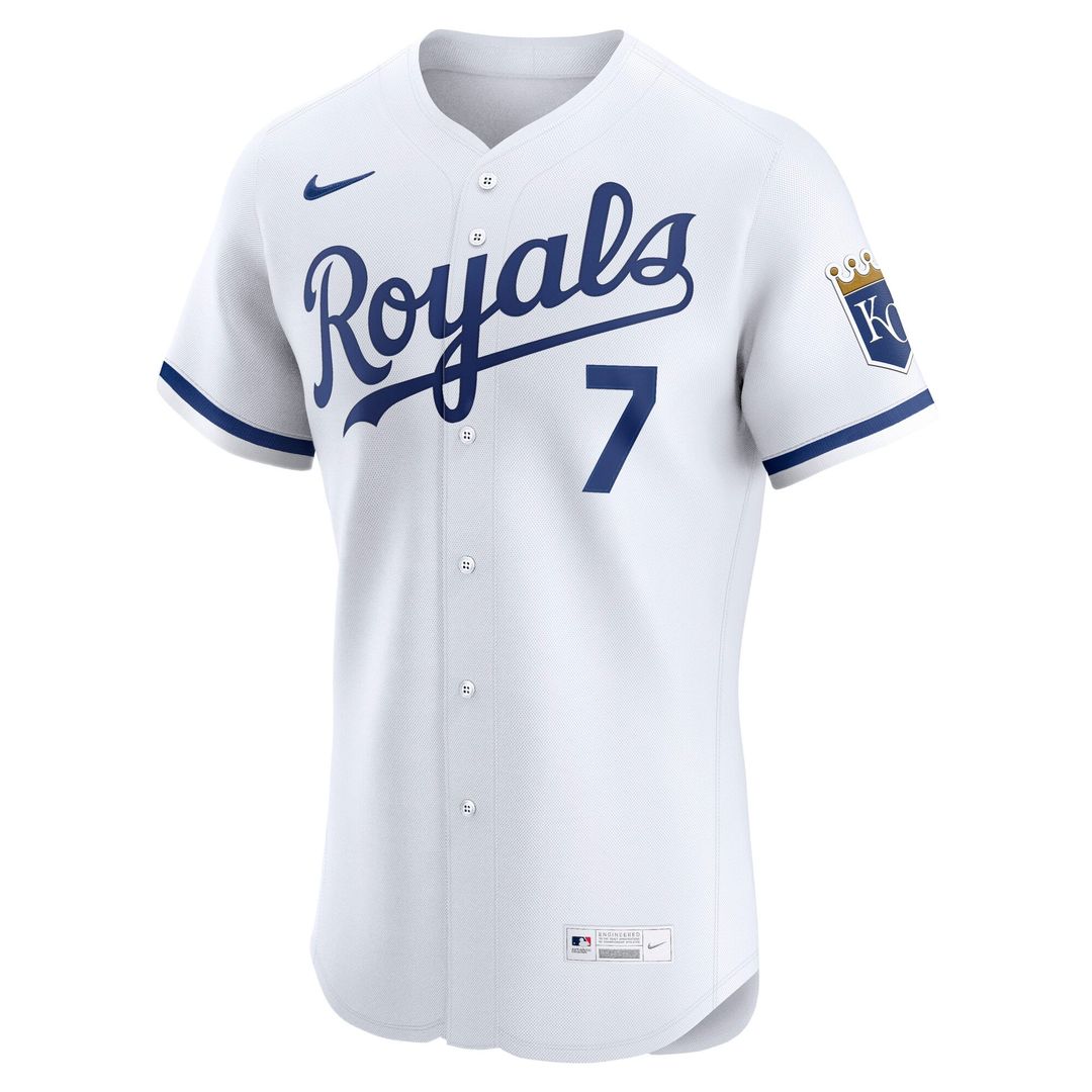 Bobby Witt Jr. Kansas City Royals Home ElitePlayer Jersey - White