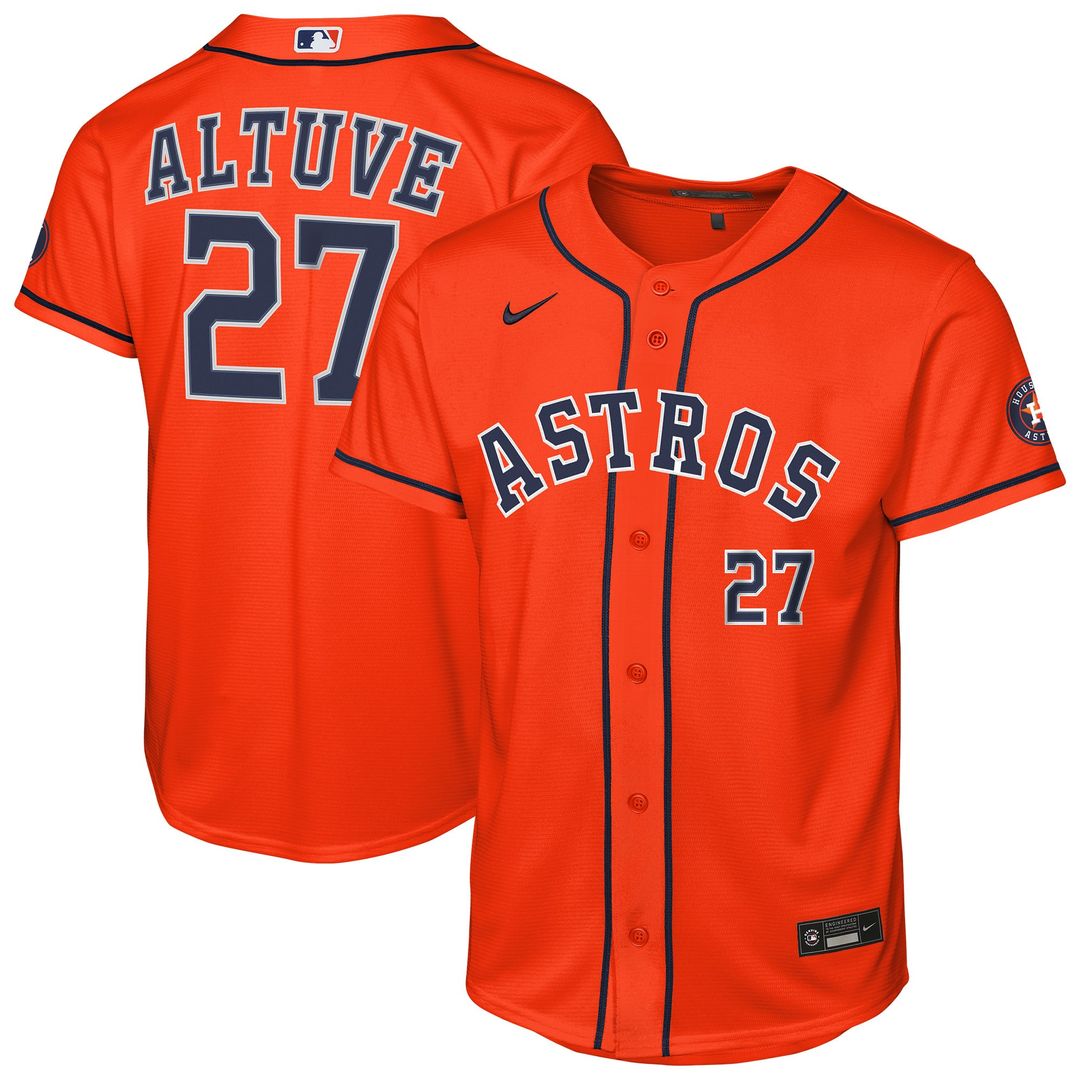 Jose Altuve Houston Astros Youth Home Jersey - White