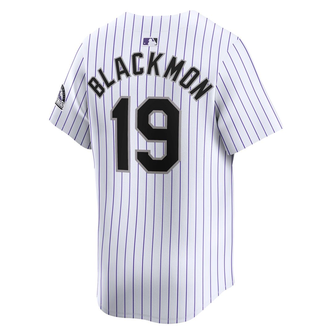 Charlie Blackmon Colorado Rockies Youth Home Jersey - White