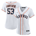 Cristian Javier Houston Astros Women's Home Jersey - White