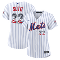 2026 All-Star Edition Stars & Stripes Women's New York Mets Juan Soto White Jersey