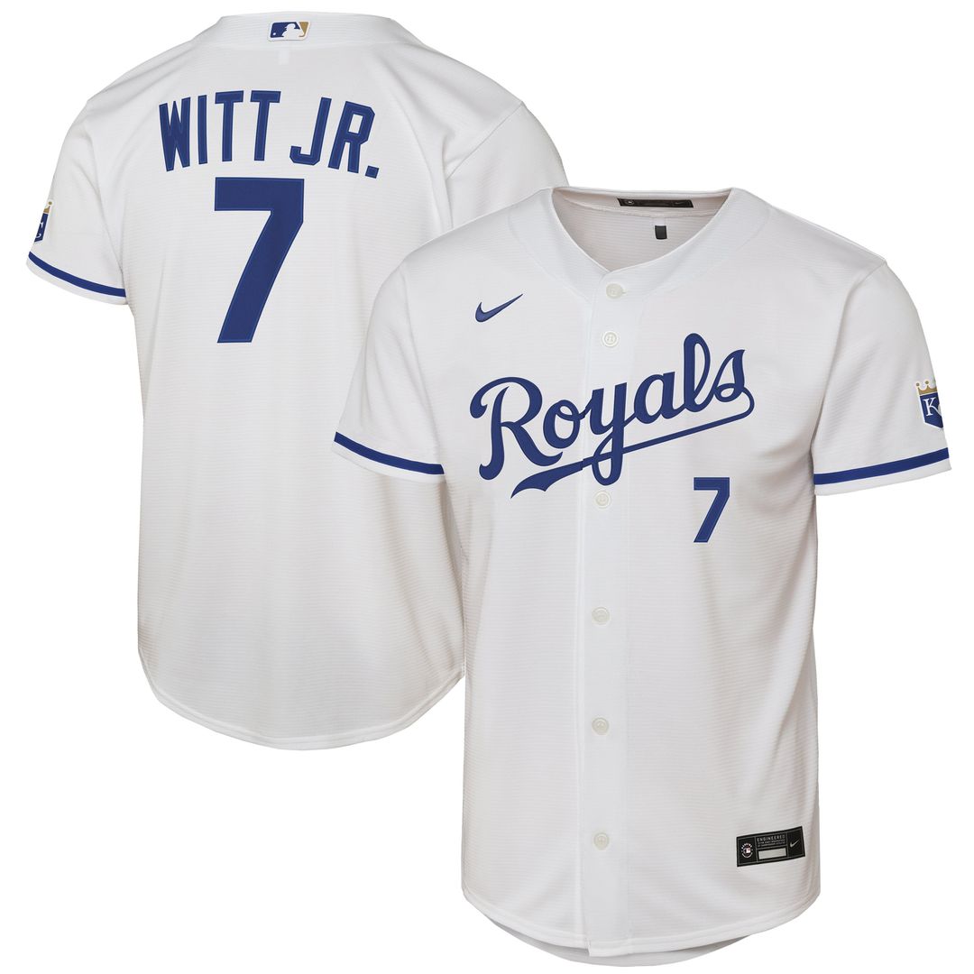 Bobby Witt Jr. Kansas City Royals Youth Alternate Jersey - Light Blue