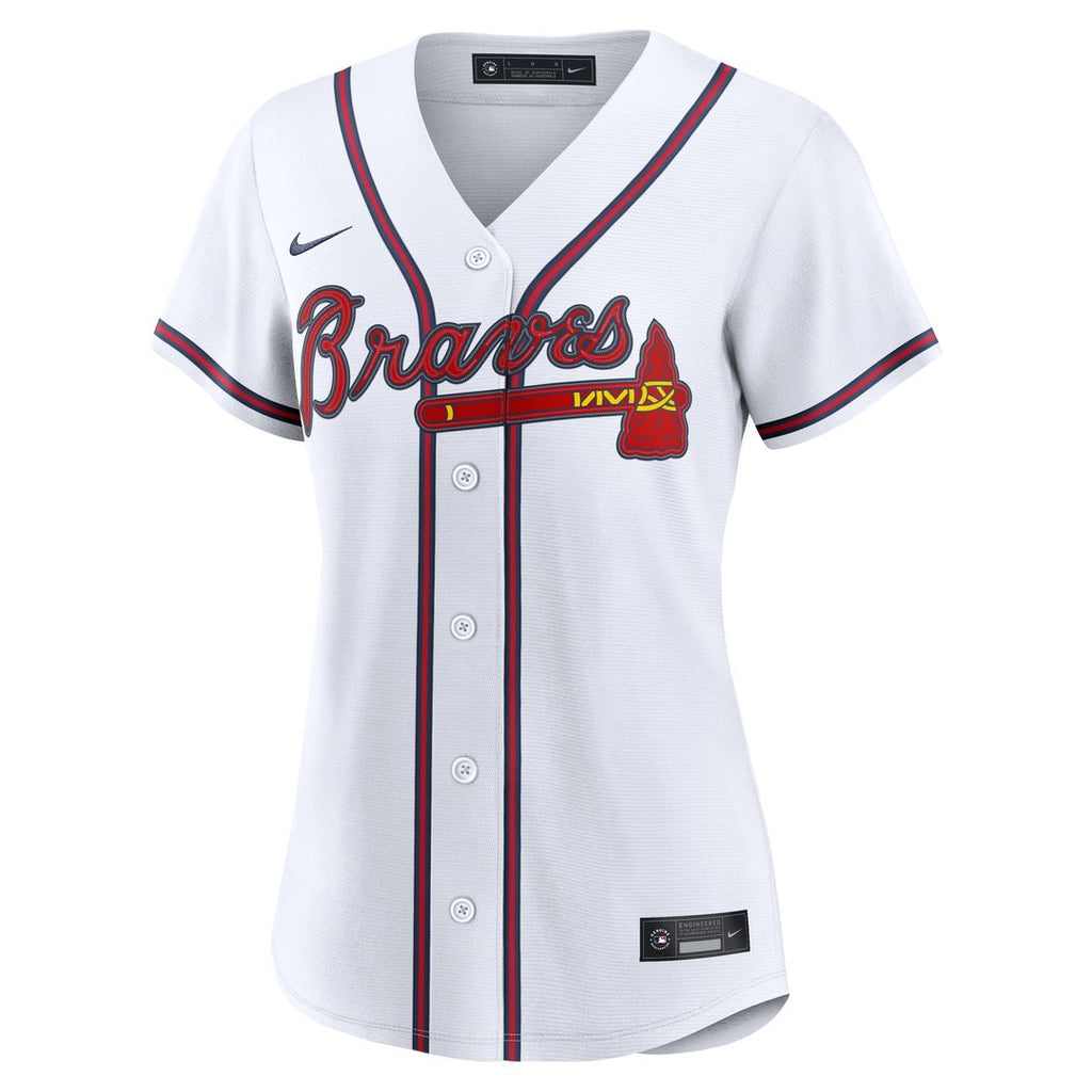 Atlanta Braves Women's Home Jersey - White