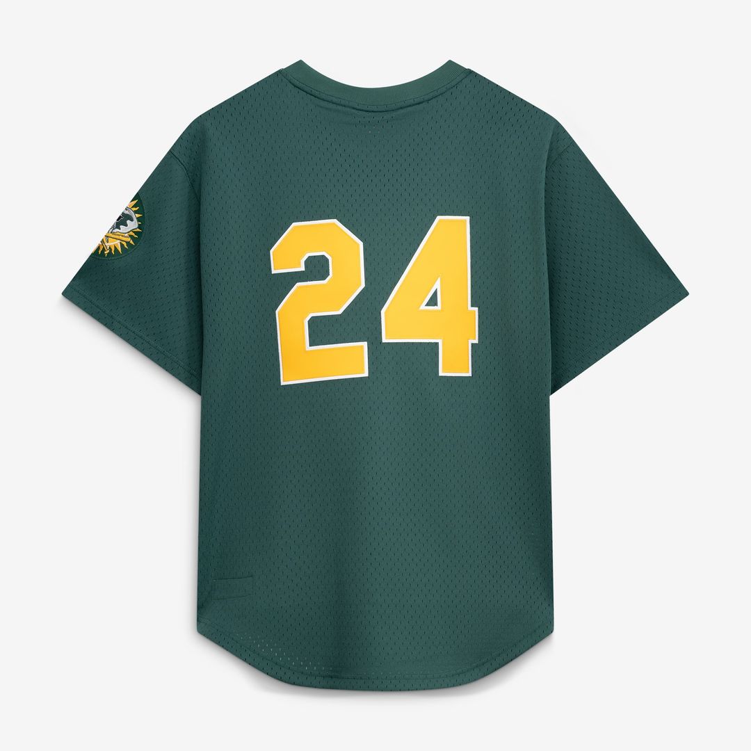 Rickey Henderson Athletics Authentic Jersey - Green