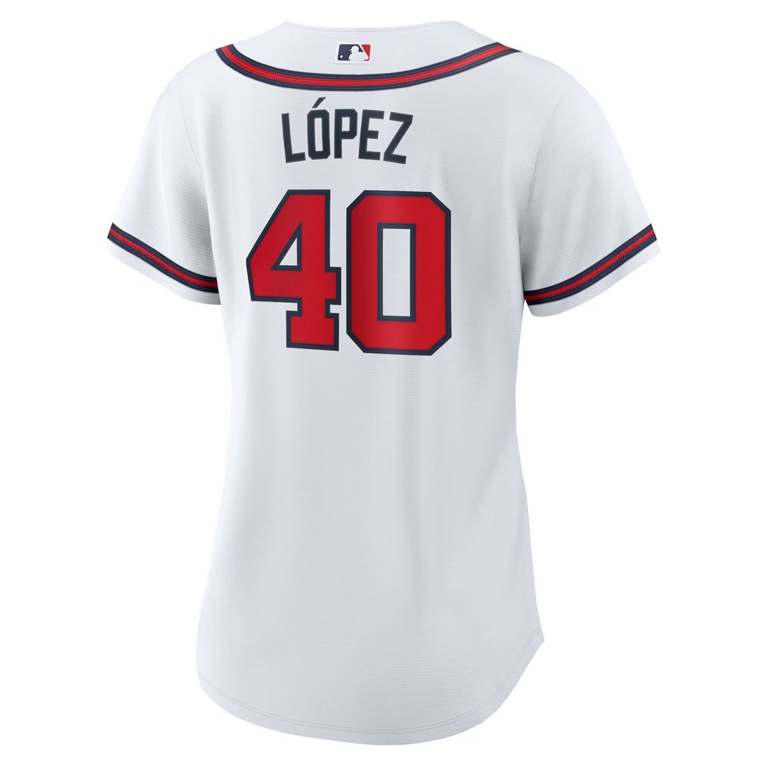 Reynaldo Lopez Atlanta Braves Women's Home Jersey - White