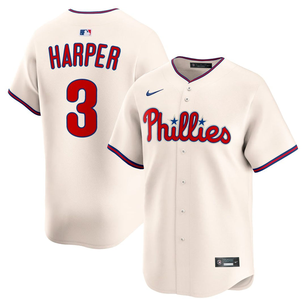 Bryce Harper Philadelphia Phillies Alternate Jersey - Cream