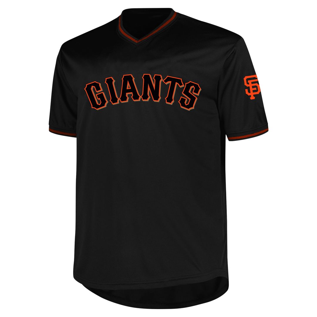 San Francisco Giants Big & Tall Pop Fashion Jersey - Black