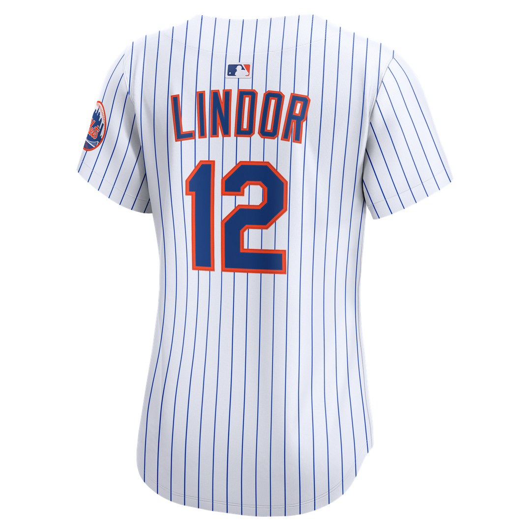 Francisco Lindor New York Mets Women's Home Jersey - White