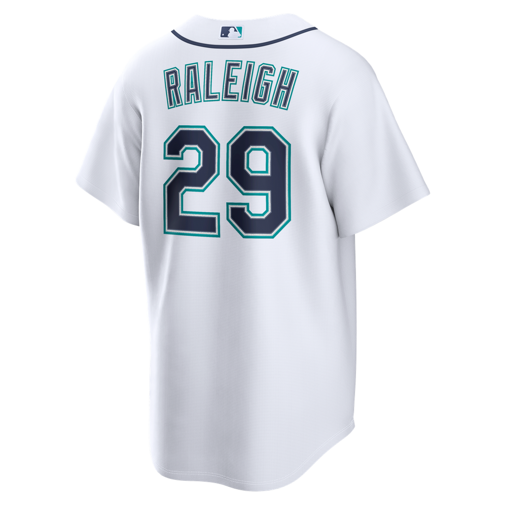 Cal Raleigh Seattle Mariners Home Jersey - White