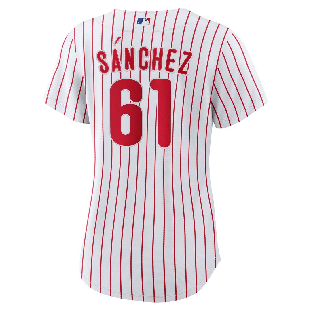 Cristopher Sanchez Philadelphia Phillies Women's Home Jersey - White