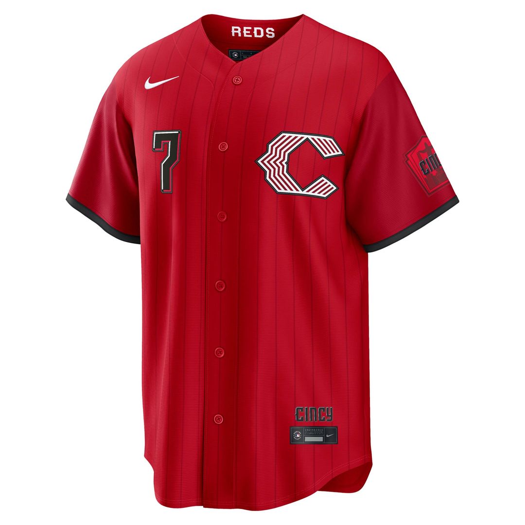 Spencer Steer Cincinnati Reds 2026 Jersey - Red