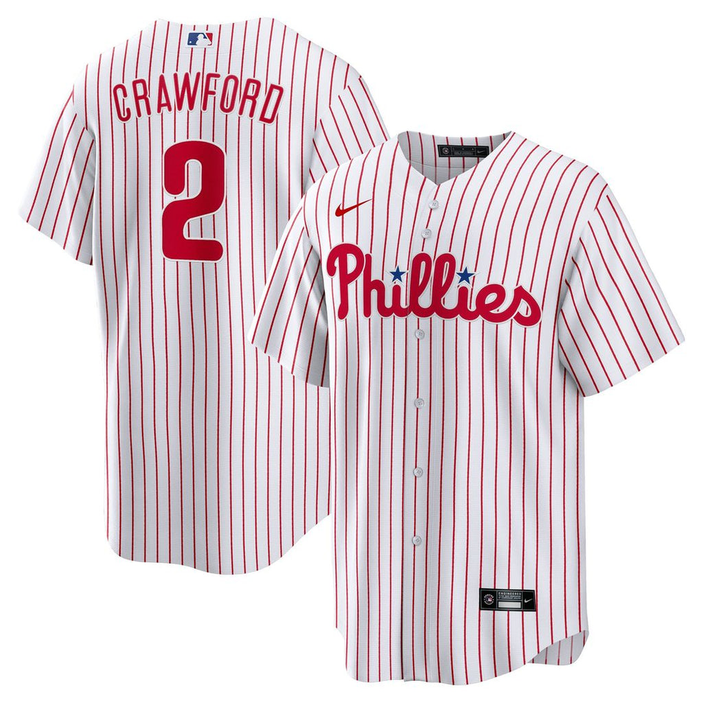 Justin Crawford Philadelphia Phillies Home Jersey - White