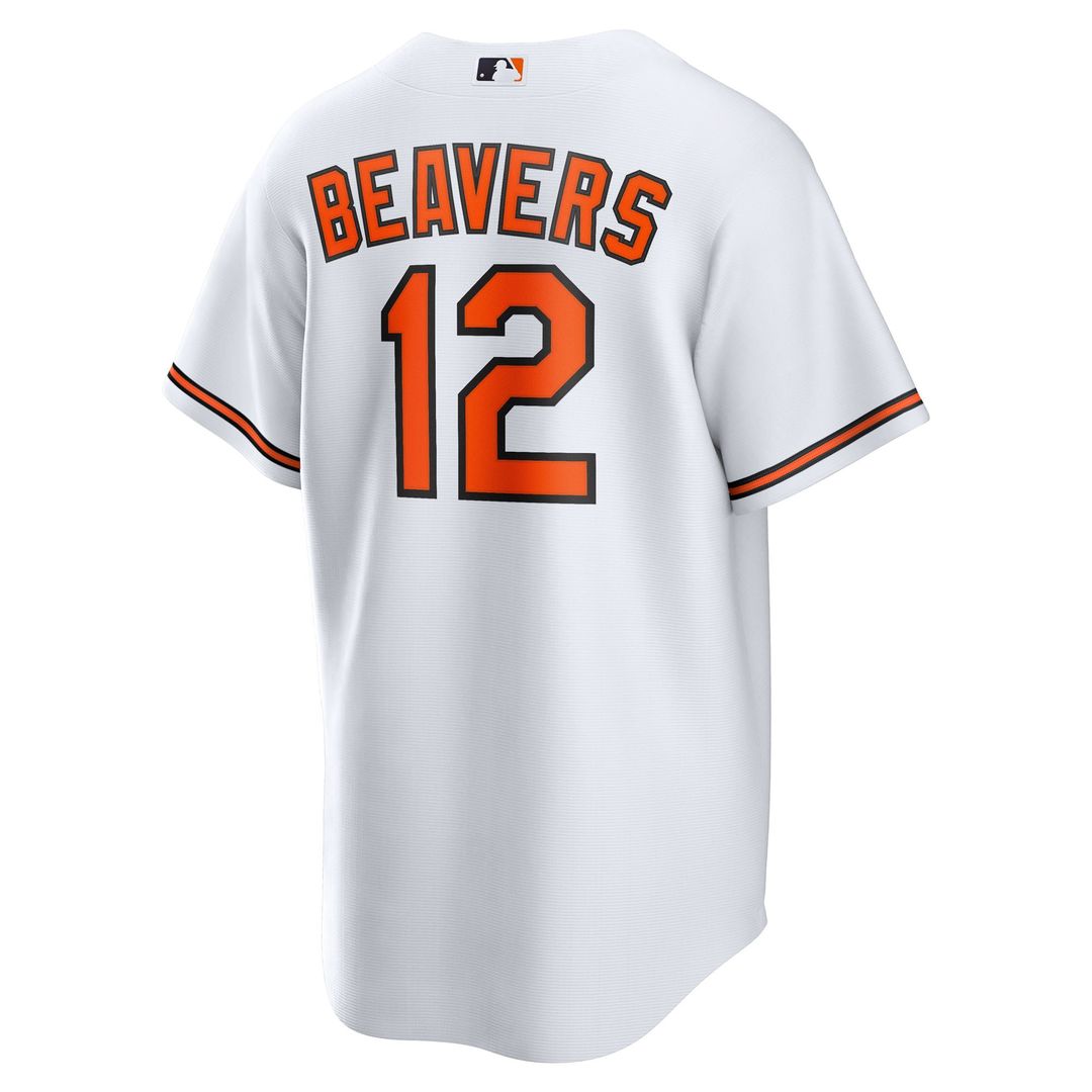 Dylan Beavers Baltimore Orioles Home Jersey - White