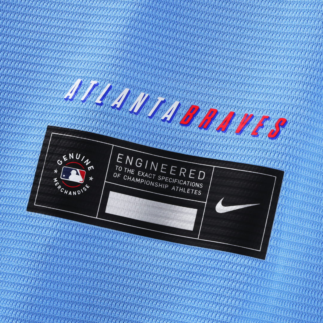 Spencer Strider Atlanta Braves 2026 Jersey - Powder Blue
