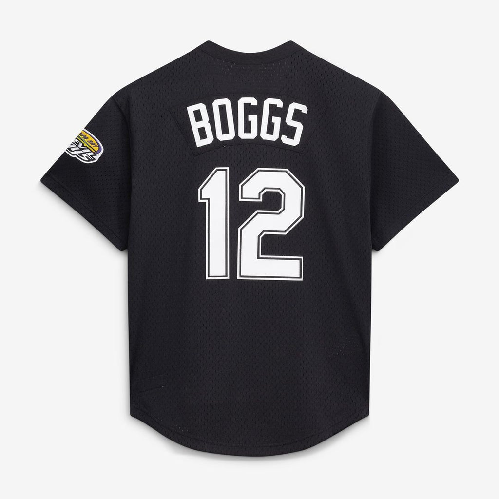 Wade Boggs Tampa Bay Rays Authentic Jersey - Black