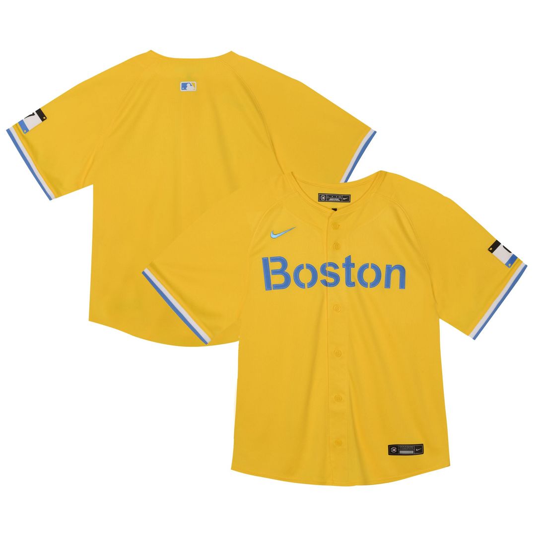 Boston Red Sox Toddler Jersey - Gold