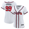Spencer Strider Atlanta Braves Women's Home Jersey - White