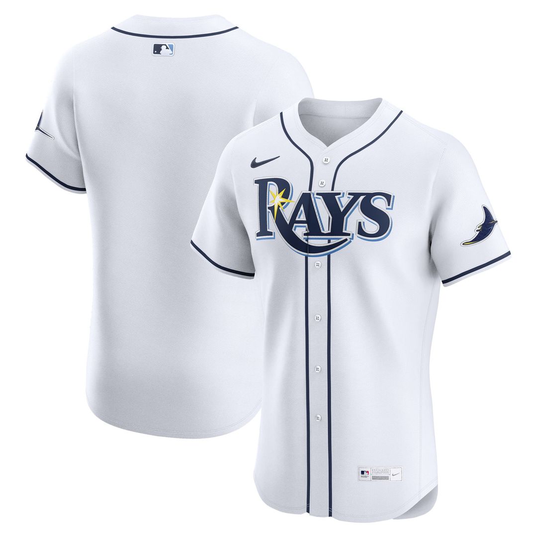Tampa Bay Rays Home Elite Jersey - White