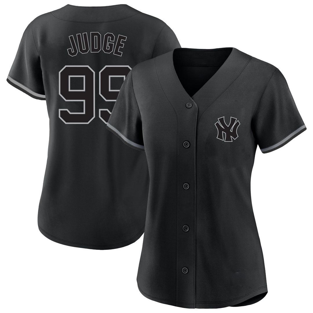 Aaron Judge New York Yankees Women's Plus Size Player Name & Number Fashion Jersey - Black