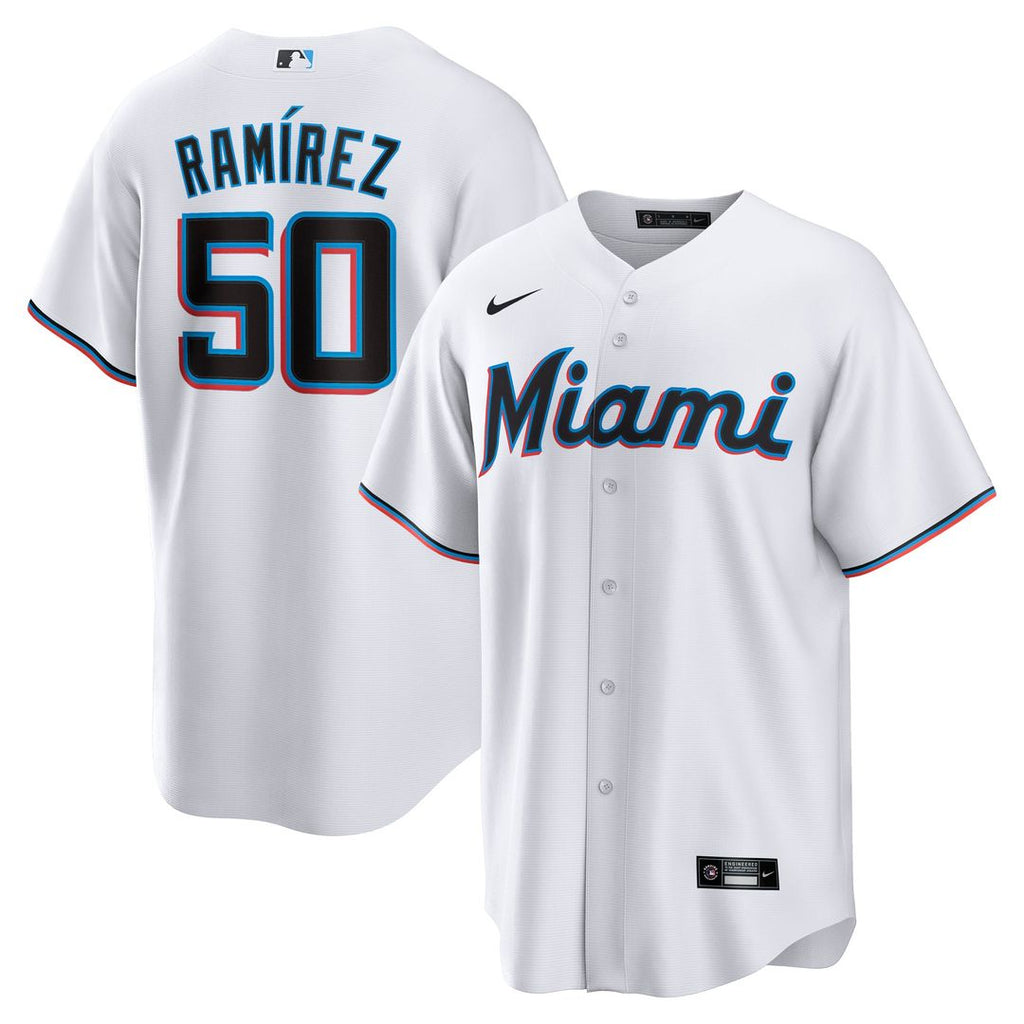 Agustín Ramírez Miami Marlins Home Jersey - White