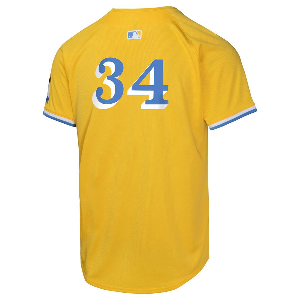David Ortiz Boston Red Sox Youth Jersey - Gold