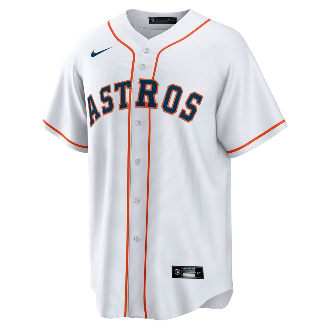 Cam Smith Houston Astros Home Jersey - White