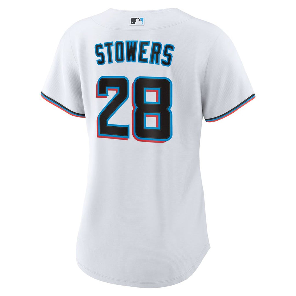 Kyle Stowers Miami Marlins Women's Home Jersey - White