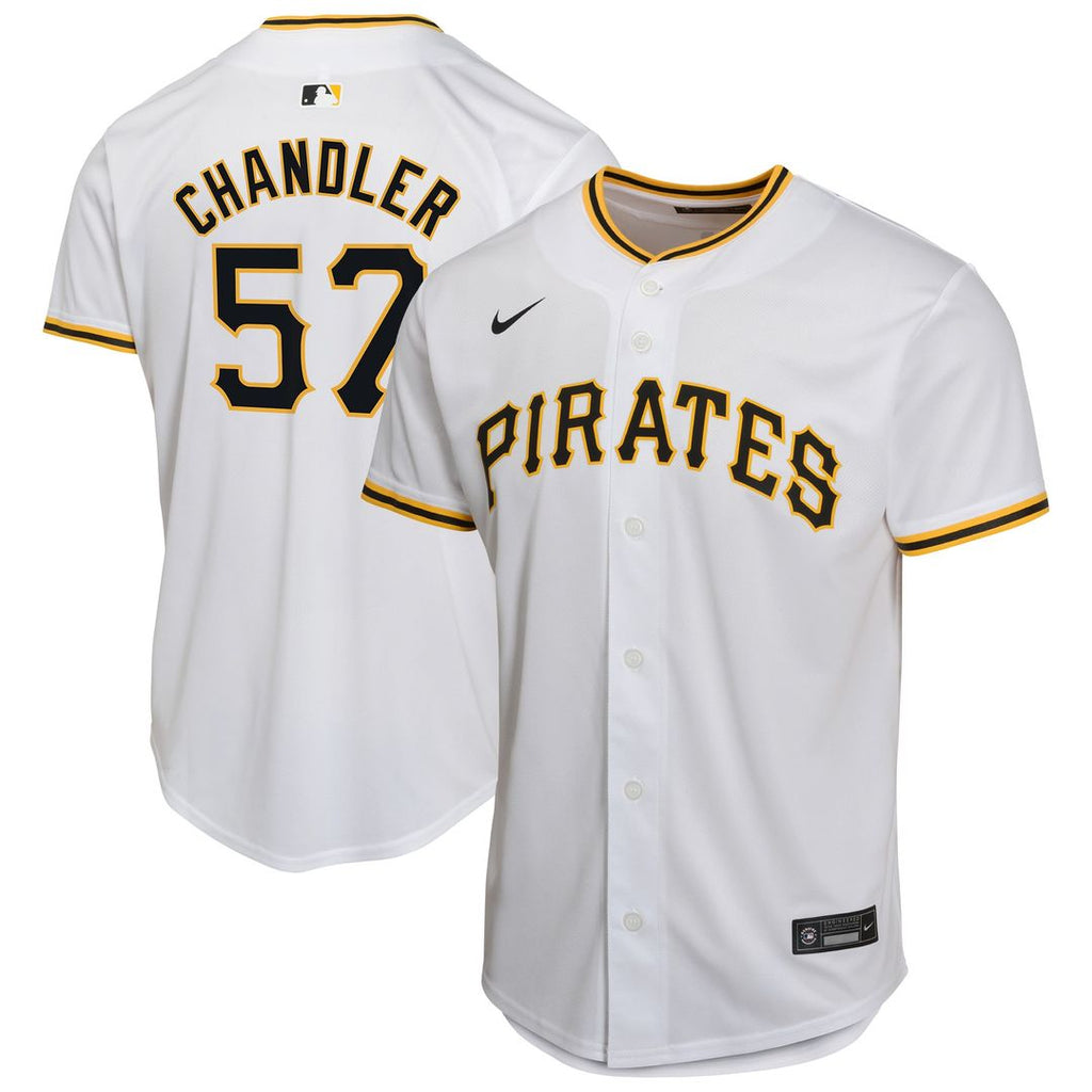 Bubba Chandler Pittsburgh Pirates Youth Home Player Jersey - White