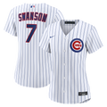 Dansby Swanson Chicago Cubs Women's Home Jersey - White