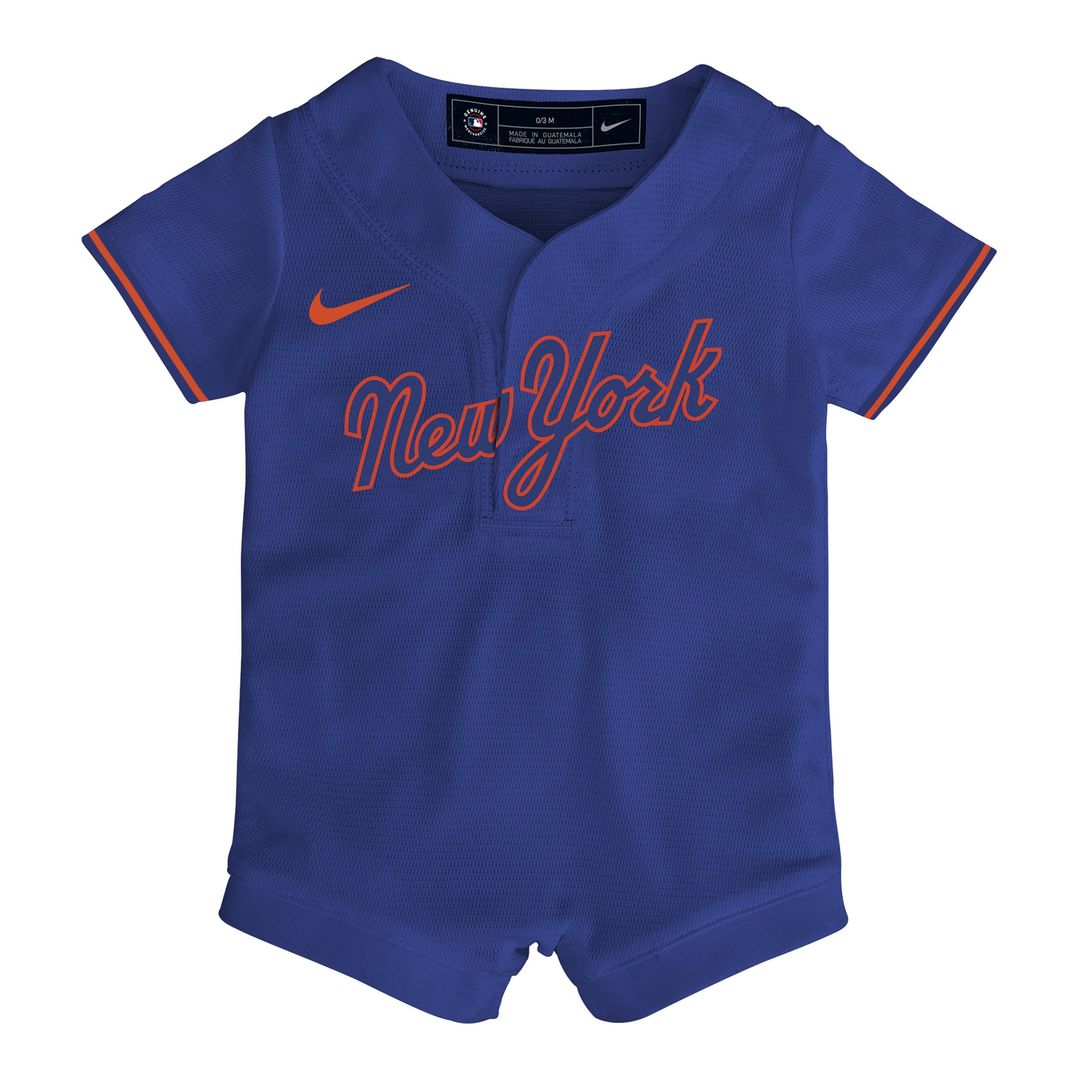 New York Mets Infant Alternate Replica Romper Jersey - Royal