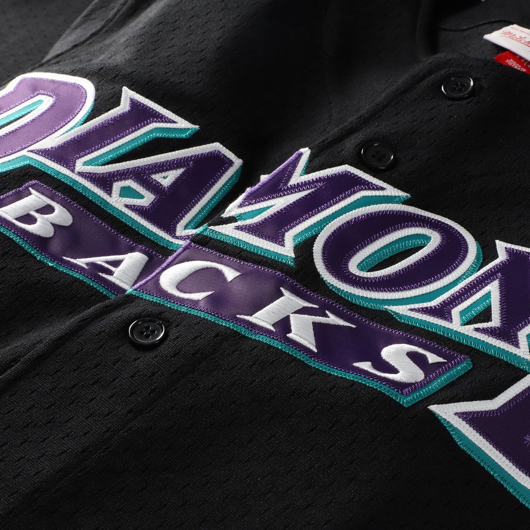 Randy Johnson Arizona Diamondbacks Big & Tall Cooperstown Mesh Jersey - Black