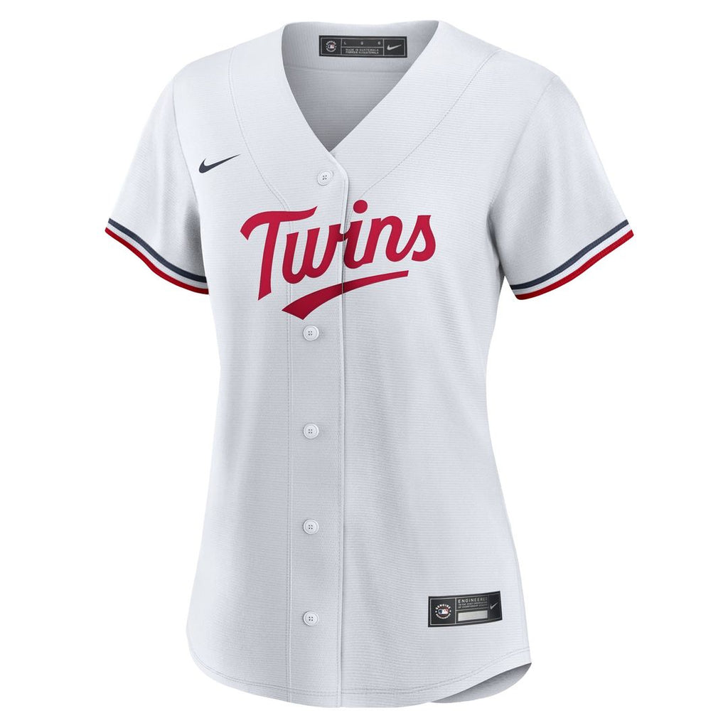 Minnesota Twins Women's #1 Bride Home Jersey - White