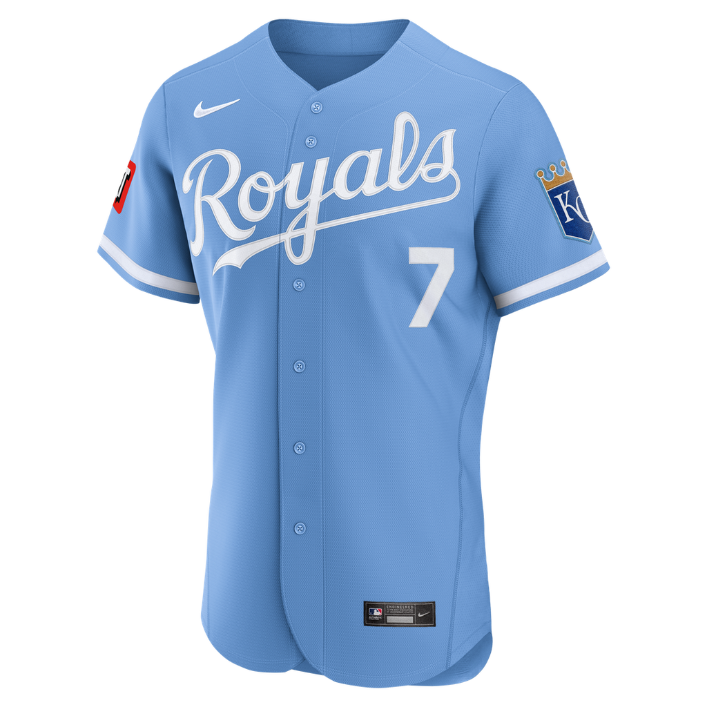 Bobby Witt Jr. Kansas City Royals Home Authentic Sponsor Patch Jersey - White