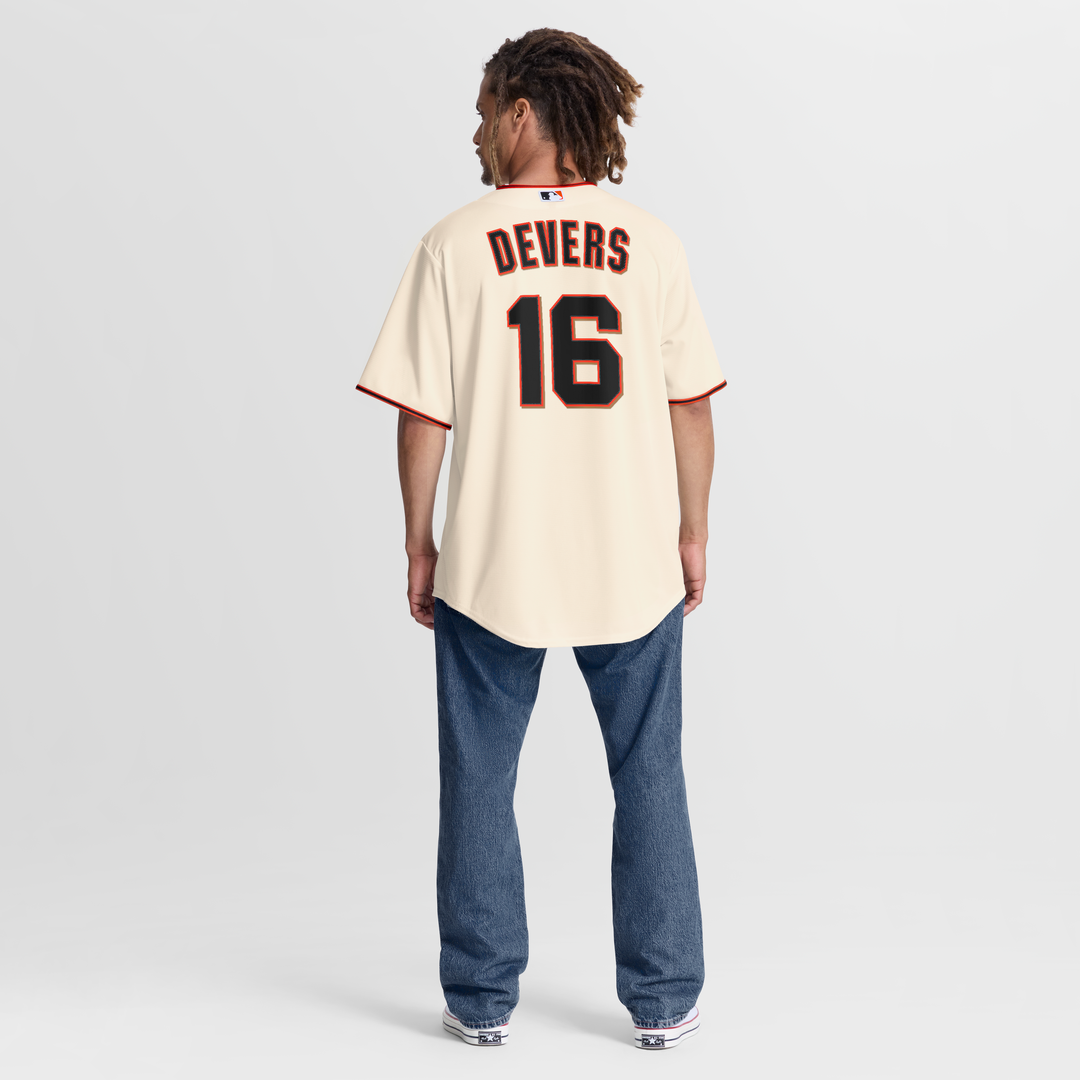 Rafael Devers San Francisco Giants Home Jersey - Cream