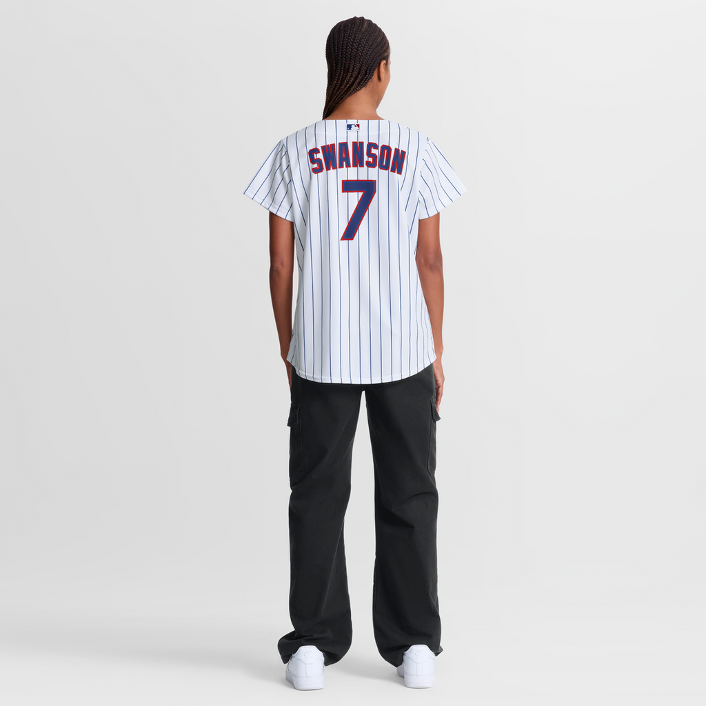 Dansby Swanson Chicago Cubs Women's Home Jersey - White