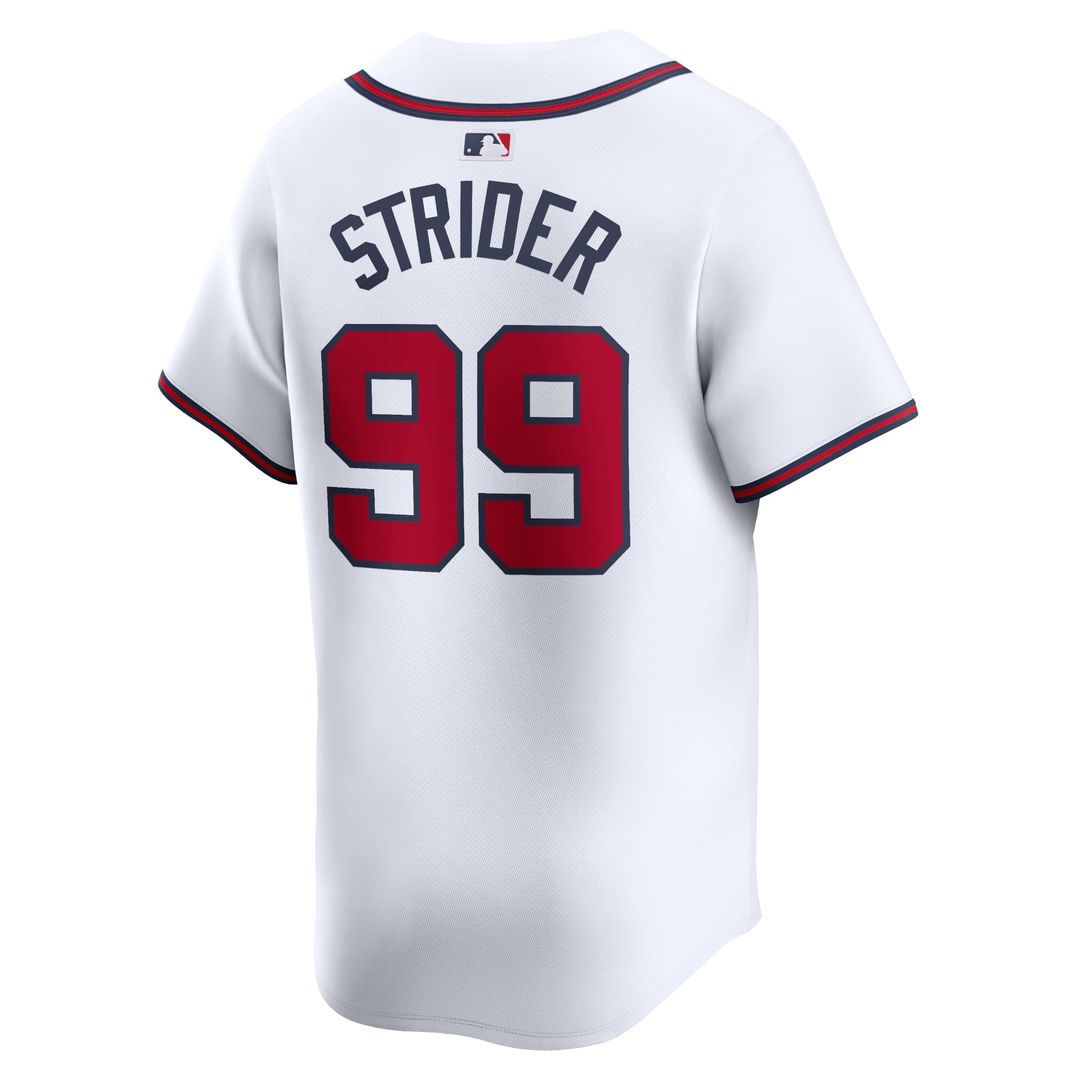 Spencer Strider Atlanta Braves Home Jersey - White