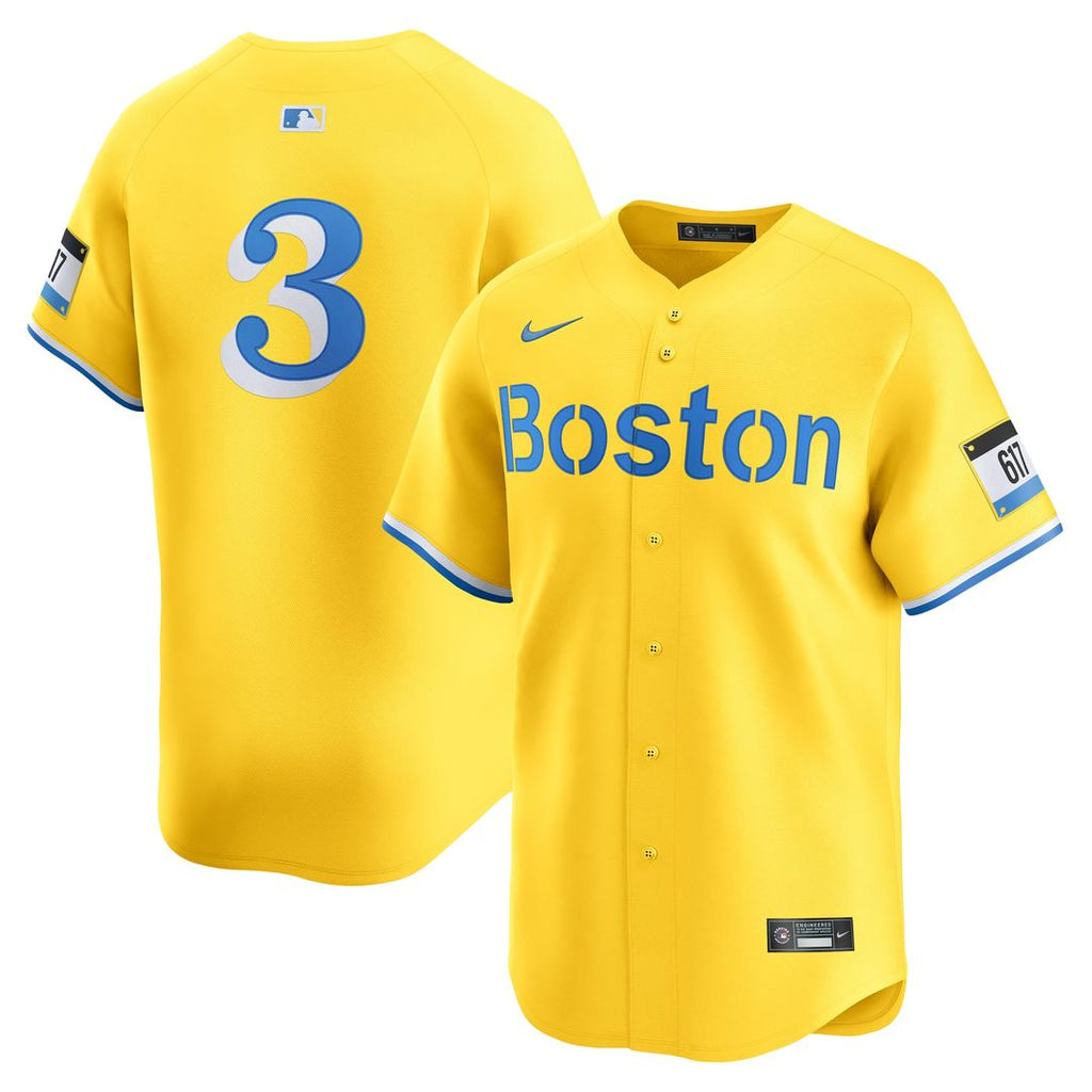 Ceddanne Rafaela Boston Red Sox Alternate Jersey - Gold