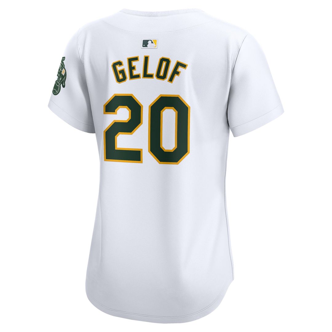 Zack Gelof Athletics Women's Home Jersey – White