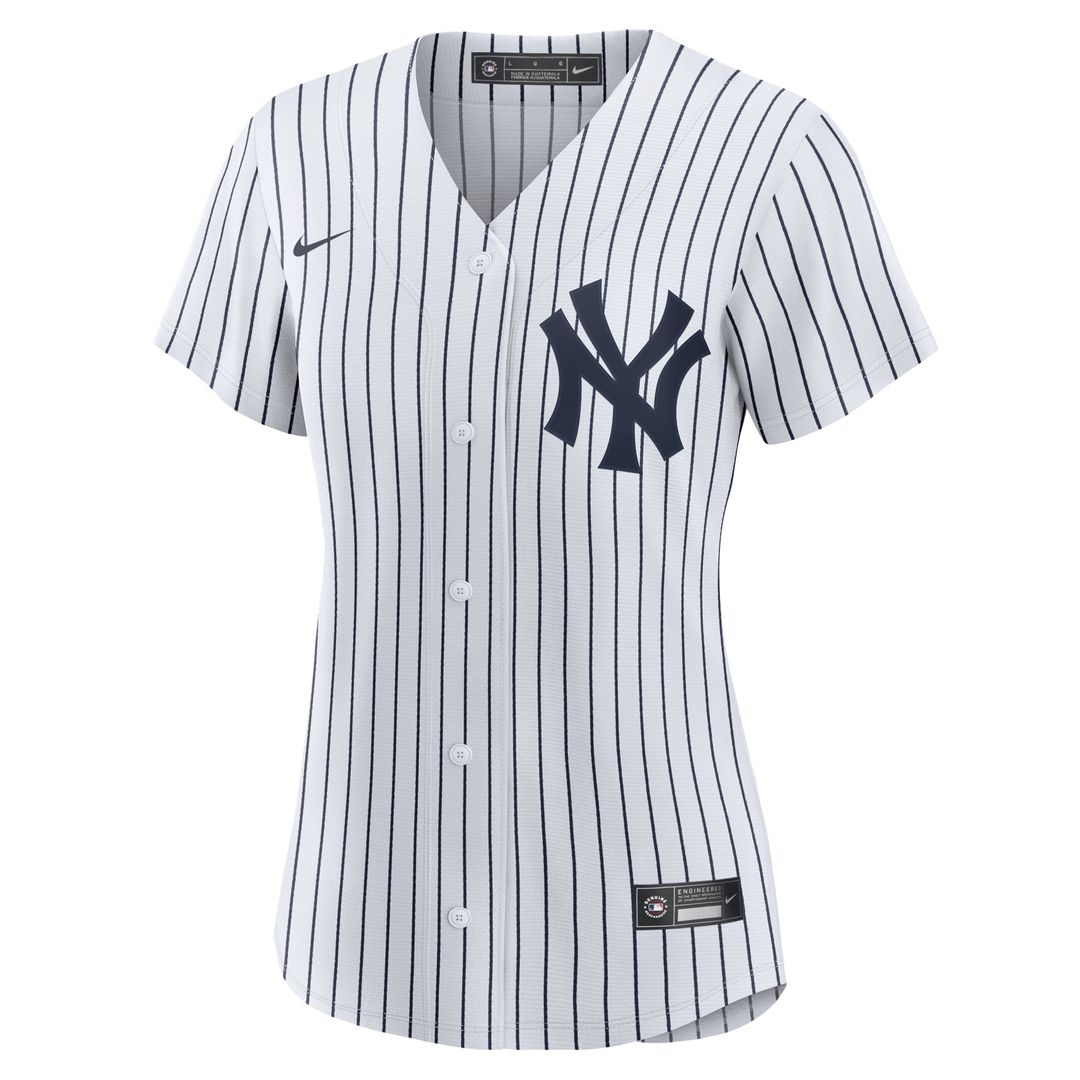 New York Yankees Women's #1 Mom Home Jersey - White