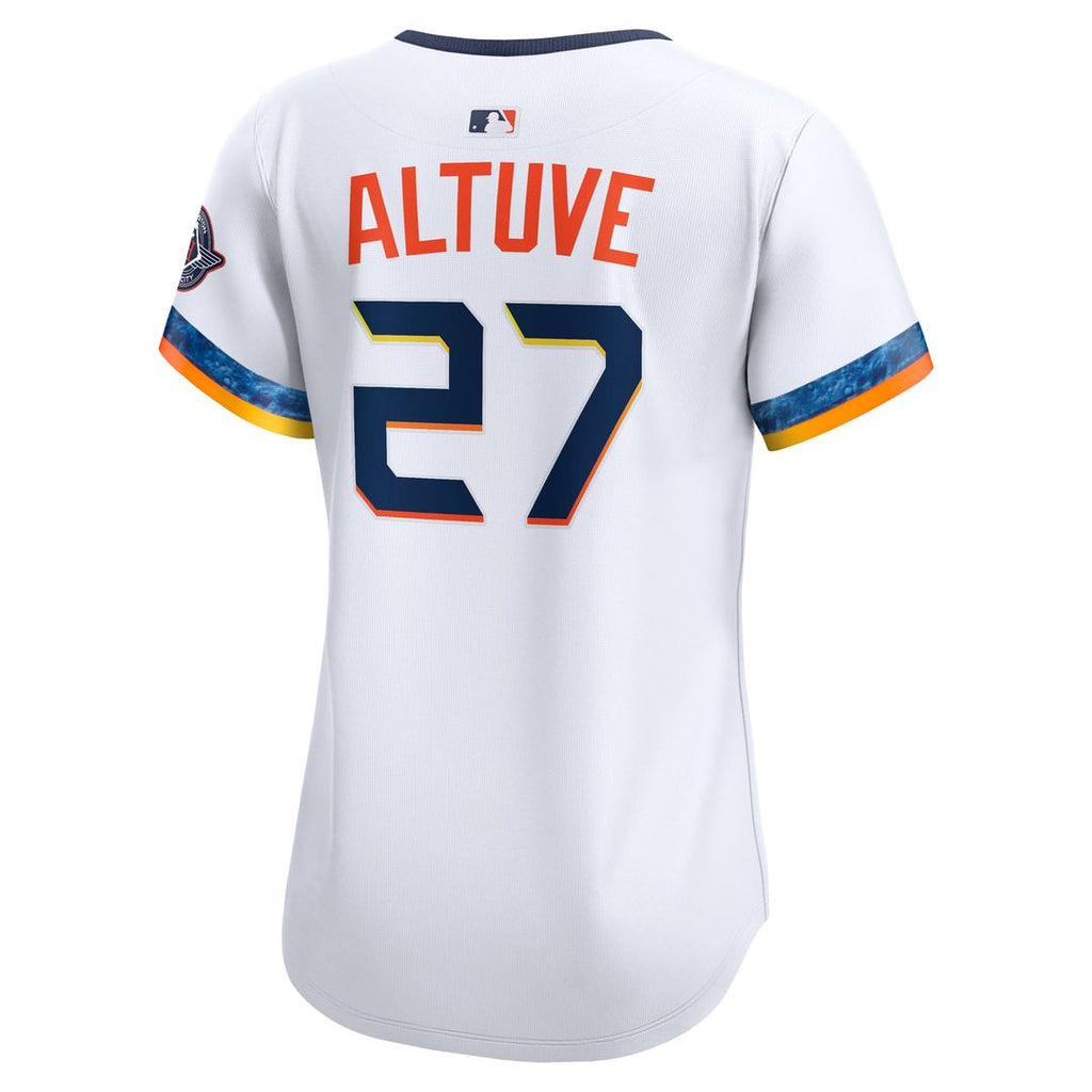 Jose Altuve Houston Astros Women's 2025 Jersey - White