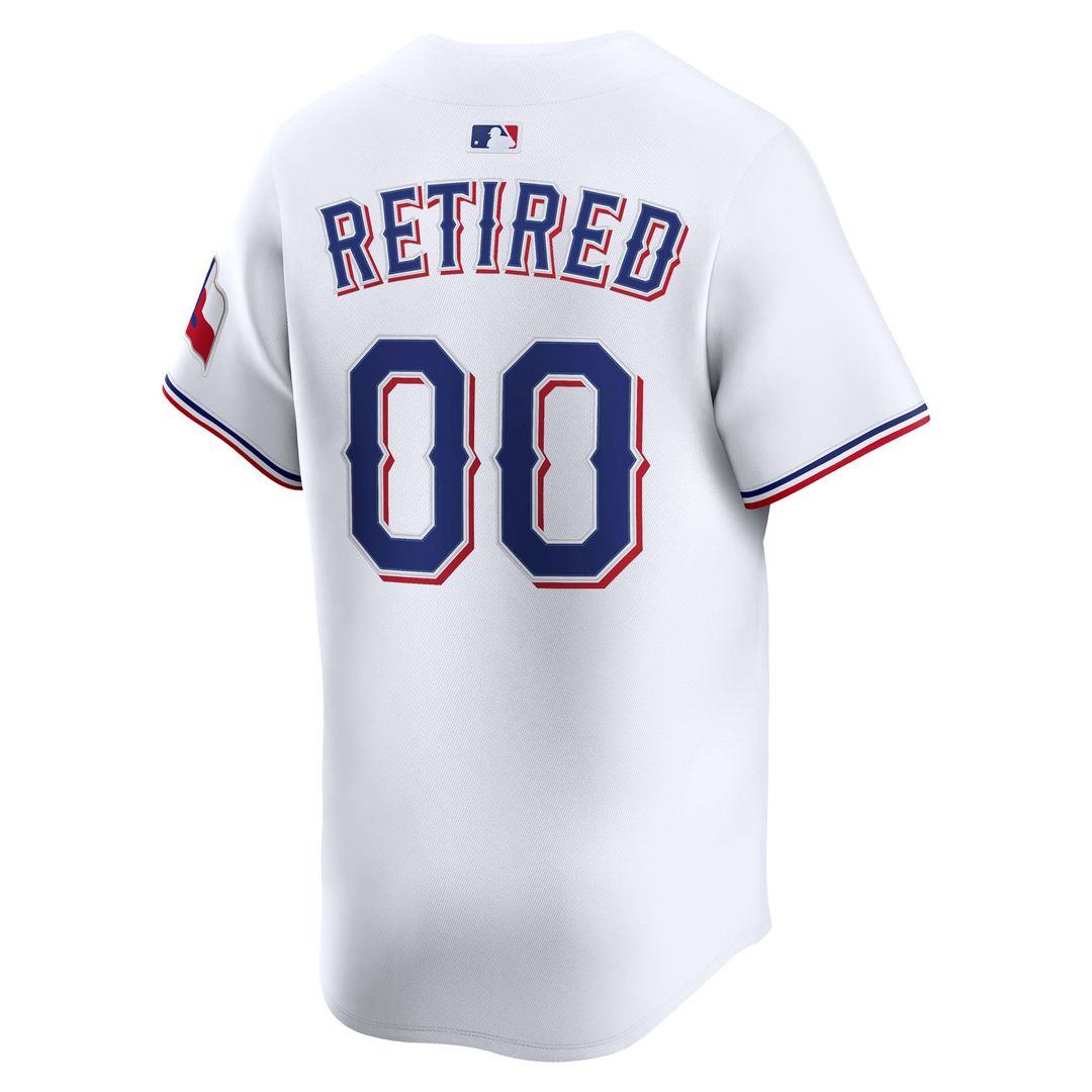 Texas Rangers Home Limited Pick-A-Player Retired Roster Jersey - White