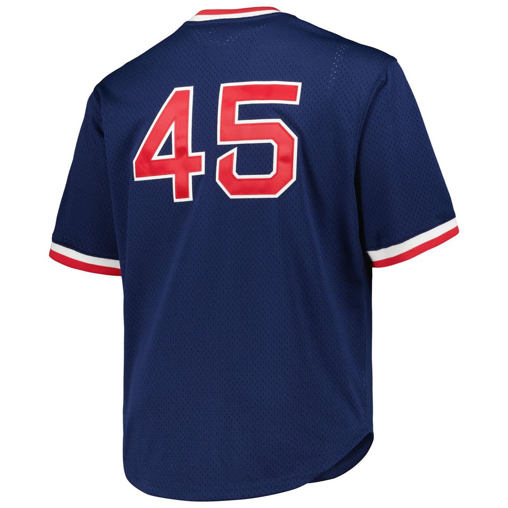 Pedro Martinez Boston Red Sox 1999 Mesh Pullover Jersey - Navy