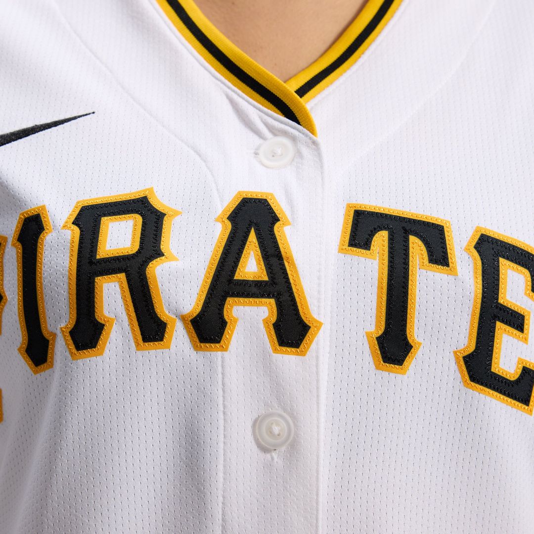 Pittsburgh Pirates Women's Home Jersey - White